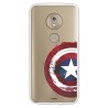 Funda Oficial Escudo Capitan America para Motorola Moto G7 Play