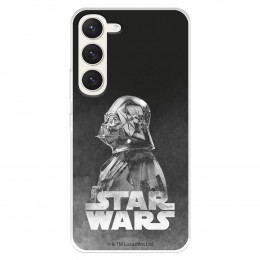Funda para Samsung Galaxy S23 Oficial de Star Wars Darth Vader Fondo negro - Star Wars