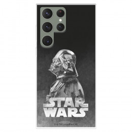 Funda para Samsung Galaxy S23 Ultra Oficial de Star Wars Darth Vader Fondo negro - Star Wars