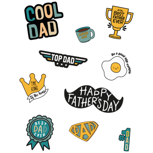 Stickers Dia do Pai - Personaliza os teus Dispositivos