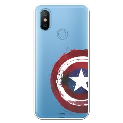 Funda Oficial Escudo Capitan America para Xiaomi Mi 6X