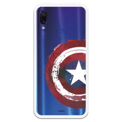 Funda Oficial Escudo Capitan America para Xiaomi Redmi Note 7 Pro