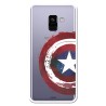 Funda Oficial Escudo Capitan America para Samsung Galaxy A5 2018