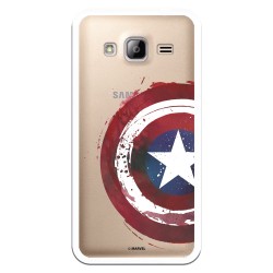 Funda Oficial Escudo Capitan America para Samsung Galaxy J3 2016