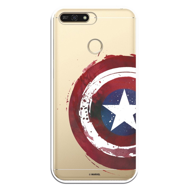 Funda Oficial Escudo Capitan America para Honor 7A