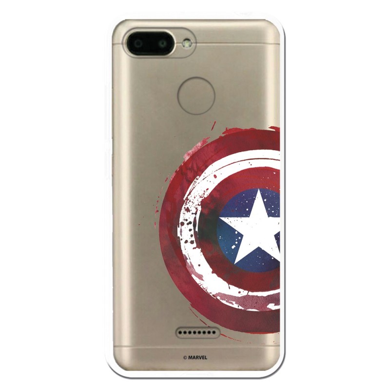 Funda Oficial Escudo Capitan America para Xiaomi Redmi 6A