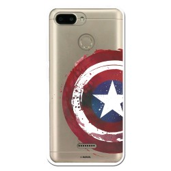 Funda Oficial Escudo Capitan America para Xiaomi Redmi 6