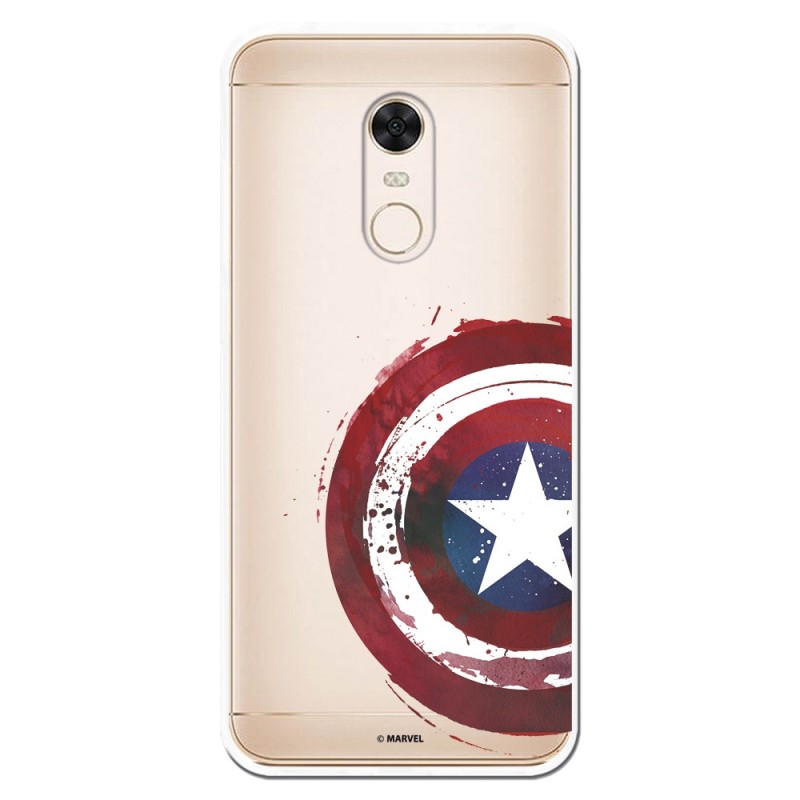 Funda Oficial Escudo Capitan America para Xiaomi Redmi 5 Plus