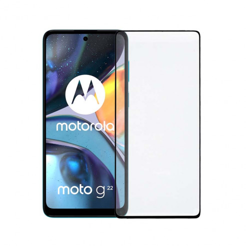 Película de vidro temperado completa para Motorola Moto G22