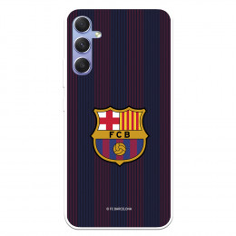 Funda para Samsung Galaxy A34 5G del FC Barcelona Rayas Blaugrana  - Licencia Oficial FC Barcelona