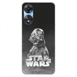 Funda para Oppo A78 5G Oficial de Star Wars Darth Vader Fondo negro - Star Wars