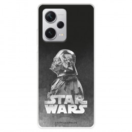 Funda para Xiaomi Redmi Note 12 5G Oficial de Star Wars Darth Vader Fondo negro - Star Wars