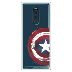 Funda Oficial Escudo Capitan America para Sony Xperia XZ4