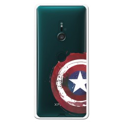 Funda Oficial Escudo Capitan America para Sony Xperia XZ3