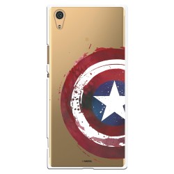 Funda Oficial Escudo Capitan America para Sony Xperia XA1 Ultra