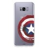 Funda Oficial Escudo Capitan America para Samsung Galaxy S8 Plus