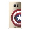 Funda Oficial Escudo Capitan America para Samsung Galaxy S7 Edge