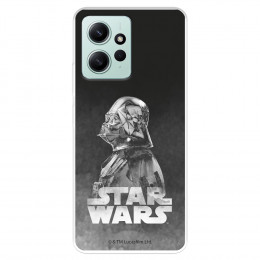 Funda para Xiaomi Redmi Note 12 4G Oficial de Star Wars Darth Vader Fondo negro - Star Wars