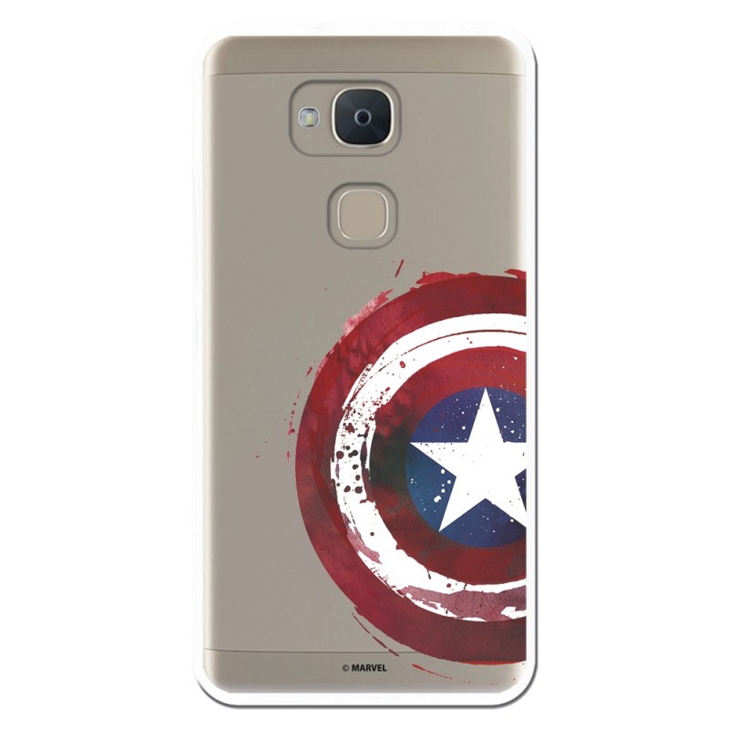 Funda Oficial Escudo Capitan America para Bq Aquaris V