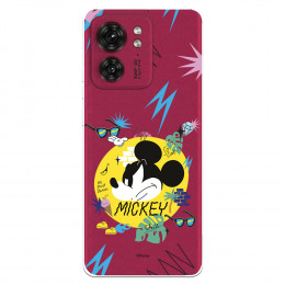 Funda para Motorola Edge 40 Oficial de Disney Mickey Mickey Urban - Clásicos Disney