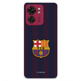Funda para Motorola Edge 40 del FC Barcelona Rayas Blaugrana  - Licencia Oficial FC Barcelona