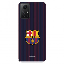 Funda para Xiaomi Redmi Note 12S del FC Barcelona Rayas Blaugrana  - Licencia Oficial FC Barcelona