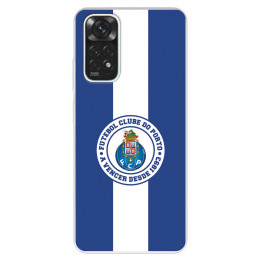 Funda para Xiaomi Redmi Note 12 Pro del Fútbol Club Oporto Escudo Rayas Azul y blanco  - Licencia Oficial Fútbol Club Oporto