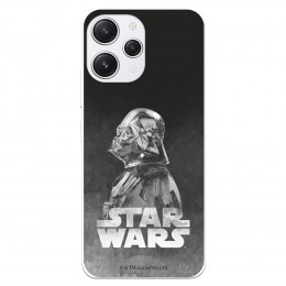 Funda para Xiaomi Redmi 12 Oficial de Star Wars Darth Vader Fondo negro - Star Wars