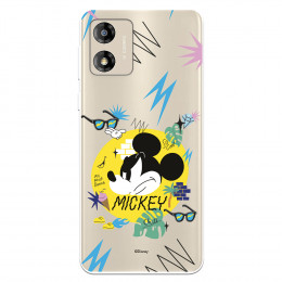 Funda para Motorola Moto E13 Oficial de Disney Mickey Mickey Urban - Clásicos Disney