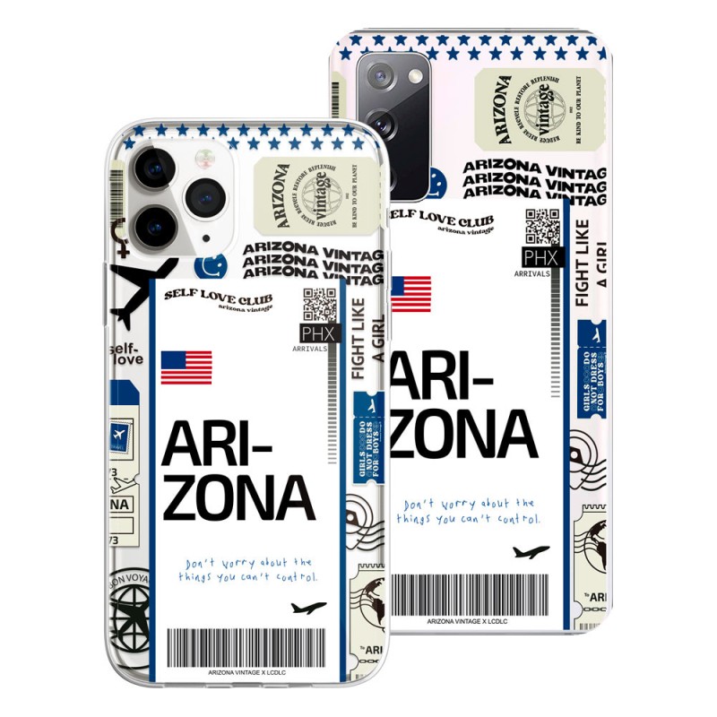 Capa Oficial Arizona Vintage - Bilhete de Avião