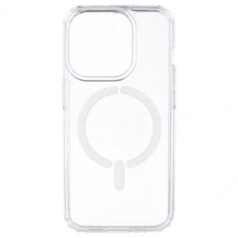 Funda Transparente Logo Compatible con Magsafe para iPhone 15 Pro