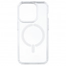 Funda Transparente Logo Compatible con Magsafe para iPhone 15 Pro Max
