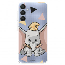Capa para Oppo A96 5G Oficial da Disney Dumbo Silhueta Transparente - Dumbo