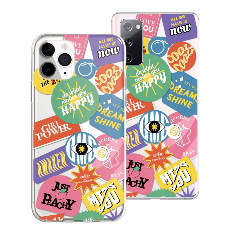 Capa Desenho Stickers Frases