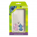 Funda para Huawei Honor Magic6 Lite Oficial de Disney Angel & Stitch Beso - Lilo & Stitch