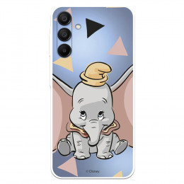 Funda para Samsung Galaxy A15 5G Oficial de Disney Dumbo Silueta Transparente - Dumbo