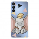 Funda para Samsung Galaxy A15 5G Oficial de Disney Dumbo Silueta Transparente - Dumbo