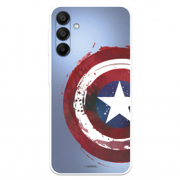 Funda para Samsung Galaxy A15 5G Oficial de Marvel Capitán América Escudo Transparente - Marvel