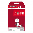 Capa Oficial Peanuts com Snoopy Stripes para Xiaomi Redmi Note 13 Pro Plus 5G - Snoopy