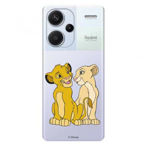 Capa Oficial Disney O Rei Leão com Simba e Nala para Xiaomi Redmi Note 13 Pro Plus 5G - O Rei Leão