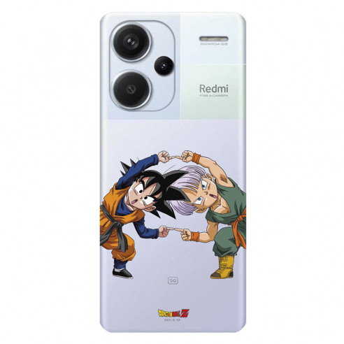 Capa Oficial Dragon Ball Goten e Trunks Fusion para Xiaomi Redmi Note 13 Pro Plus 5G - Dragon Ball
