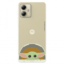 Funda para Motorola Edge 40 Neo Oficial de Star Wars Baby Yoda Sonrisas - The Mandalorian