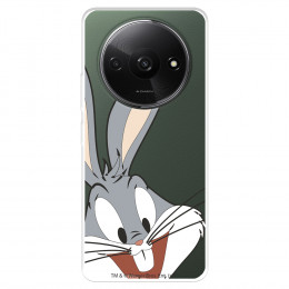 Funda para Xiaomi Redmi A3 Oficial de Warner Bros Bugs Bunny Silueta Transparente - Looney Tunes