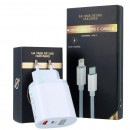 Pack Carregamento - Carregador carregamento rápido USB/C + cabo Tipo C/Lightning