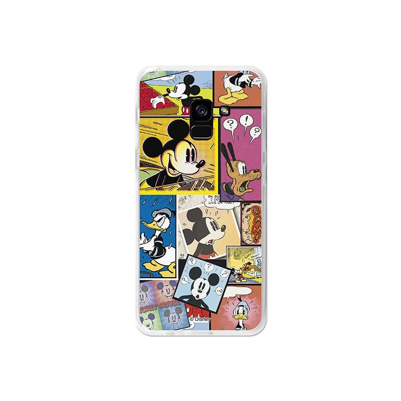 Funda Oficial Disney Mickey, Comic Samsung Galaxy A5 2018