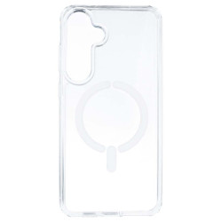 Funda Transparente Logo Compatible con Magsafe para Samsung Galaxy S23 FE