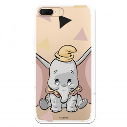 Carcasa Oficial Disney Dumbo silueta transparente para iPhone 8 Plus - Dumbo- La Casa de las Carcasas