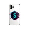 Funda Móvil con Iniciales Personalizada - Hexágono de Neón