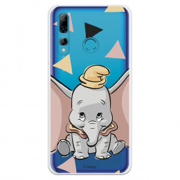 Carcasa Oficial Disney Dumbo silueta transparente para Huawei P Smart Plus 2019 - Dumbo- La Casa de las Carcasas