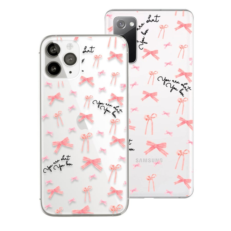 Capa Desenho - Laços rosas